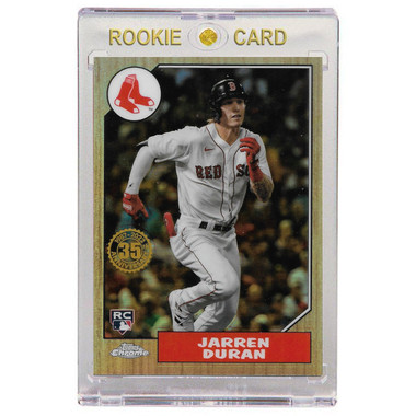 Jarren Duran Boston Red Sox 2024 Topps Chrome 35th Anniversary # 87TC-19 Rookie Card