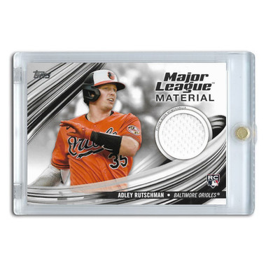 Adley Rutschman 2023 Topps Major League Material S1 Relic # MLM-ARU Rookie Card