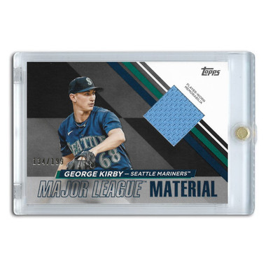 George Kirby 2024 Topps Major League Material Black S1 Relic # MLM-JK Ltd Ed of 199