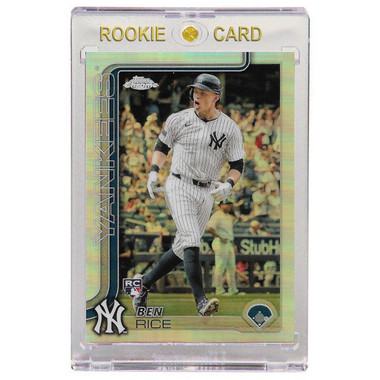 Ben Rice New York Yankees 2025 Topps Chrome Refractor # 139 Rookie Card