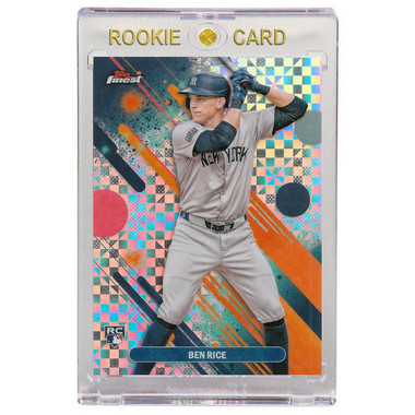 Ben Rice New York Yankees 2025 Topps Finest Checkerboard Refractor # 48 Rookie Card