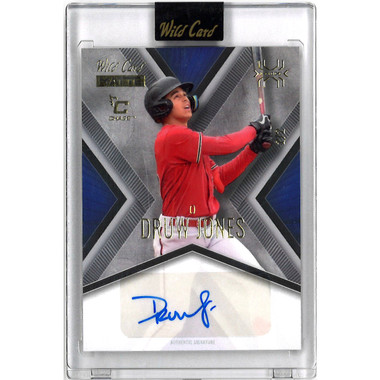 Druw Jones 2024 Wildcard X-Plode Blue Matte Autograph #MXPA-DJ Ltd Ed of 2