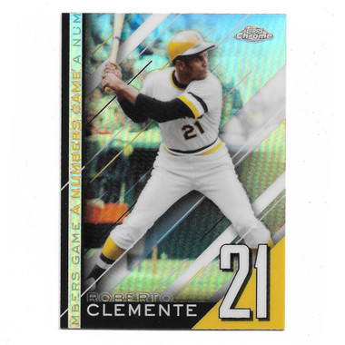 Roberto Clemente 2020 Topps Chrome Numbers Game # 3
