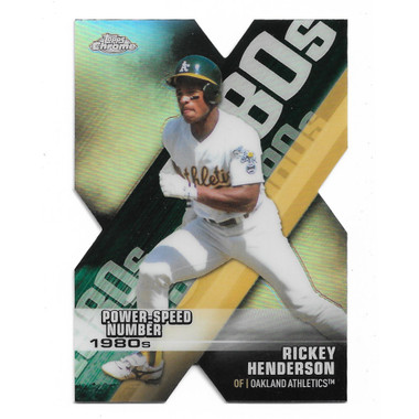 Rickey Henderson 2021 Topps Chrome Decade of Dominance # 3