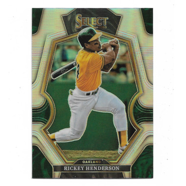 Rickey Henderson 2023 Panini Select Holo # 103