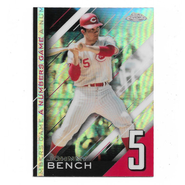 Johnny Bench 2020 Topps Chrome Numbers Game # 24