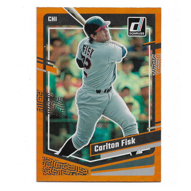 Carlton Fisk 2023 Donruss Orange Foil # 218