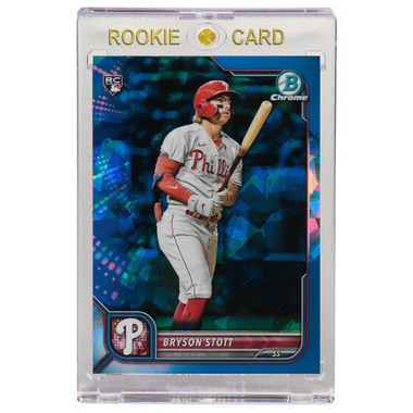 Bryson Stott Philadelphia Phillies 2022 Bowman Chrome Sapphire # 93 Rookie Card