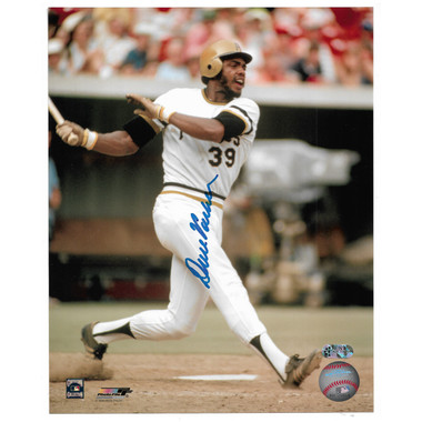 Dave Parker Autographed 8x10 Photograph - White Jersey (Hunt Auctions)