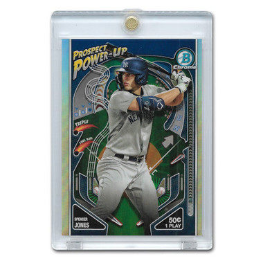 Spencer Jones 2024 Bowman Chrome Prospect Power-Up # 9 Pre-Rookie Card