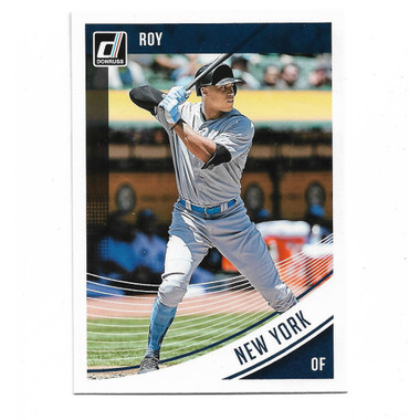 Aaron Judge 2018 Donruss ROY Name Variation # 148