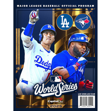 2025 World Series Program Los Angeles Dodgers vs. Toronto Blue Jays
