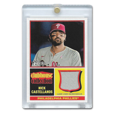 Nick Castellanos 2025 Topps Heritage Clubhouse Collection Relic # CCR-NC