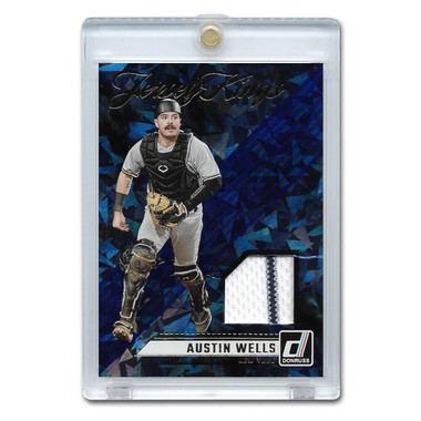 Austin Wells 2024 Panini Donruss Jersey Kings # JK-AW Rookie Card
