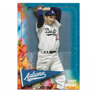 Sandy Koufax 2024 Topps Autumn Tales Blue # 29