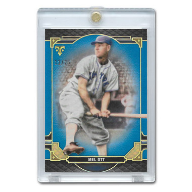 Mel Ott 2022 Topps Triple Threads Blue # 55 Ltd Ed of 25