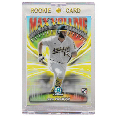 Nick Kurtz Oakland Athletics 2025 Bowman Chrome Max Volume # 11 Rookie Card