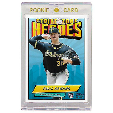 Paul Skenes Pittsburgh Pirates 2024 Topps Japan Strike Zone Heroes # 19 Rookie Card
