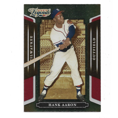 Hank Aaron 2008 Donruss Sports Legends Mirror Red # 10 Ltd Ed of 250