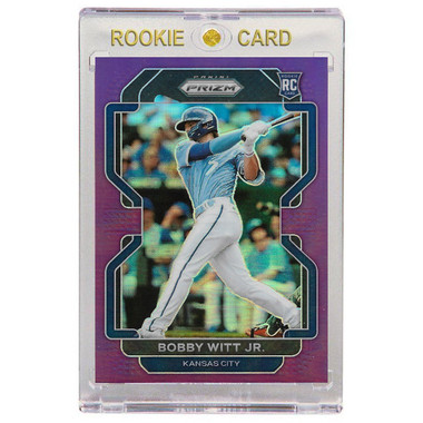 Bobby Witt Jr. Kansas City Royals 2022 Panini Prizm Purple Holo # 33 Rookie Card
