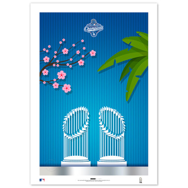 Los Angeles Dodgers Minimalist World Series 2025 Limited Edition 14" x 20" Art Print