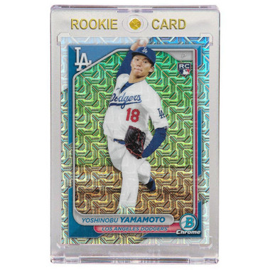 Yoshinobu Yamamoto Los Angeles Dodgers 2024 Bowman Chrome Mega # 36 Rookie Card