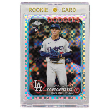 Yoshinobu Yamamoto Los Angeles Dodgers 2024 Topps Chrome Update X-Fractor # USC108 Rookie Card