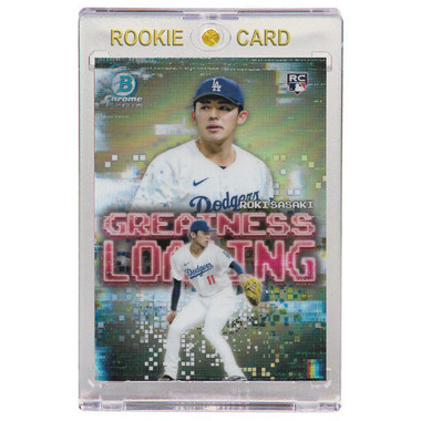 Roki Sasaki Los Angeles Dodgers 2025 Bowman Chrome Greatness Loading # 23 Rookie Card