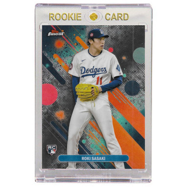 Roki Sasaki Los Angeles Dodgers 2025 Topps Finest # 40 Rookie Card