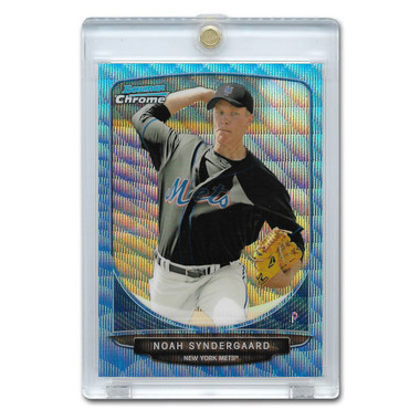 Noah Syndergaard 2013 Bowman Chrome Draft Top Prospects Blue Wave Refractor #TP22 Pre-Rookie Card