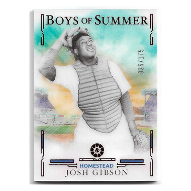 Josh Gibson 2025 Panini Boys of Summer Red Foil # 2 Ltd Ed of 175