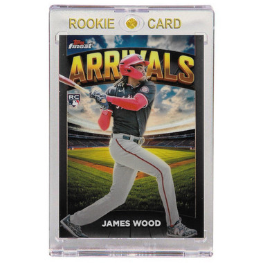 James Wood Washington Nationals 2025 Topps Finest Arrivals # 6 Rookie Card
