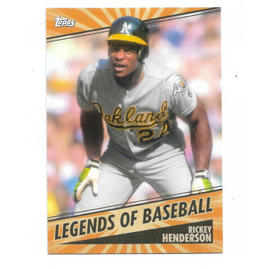 Rickey Henderson 2021 Topps Legends of Baseball # 23