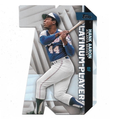 Hank Aaron 2021 Topps Platinum Players # 2
