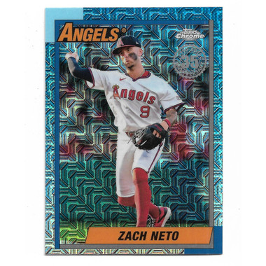 Zach Neto 2025 Topps Series Two 35th 1990 Silver Pack Chrome # T90C-102