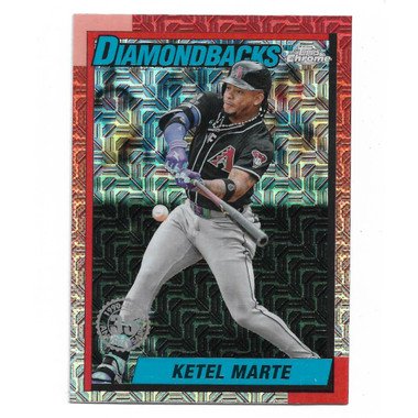Ketel Marte 2025 Topps Series Two 35th 1990 Silver Pack Chrome # T90C-103