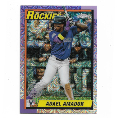 Adael Amador 2025 Topps Series 2 35th 1990 Silver Pack Chrome # T90C-24 Rookie Card