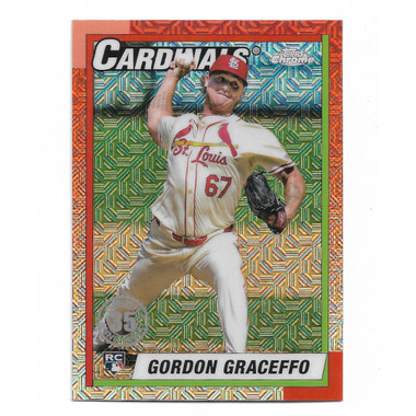Gordon Graceffo 2025 Topps Series 2 35th 1990 Silver Pack Chrome # T90C-25 Rookie Card