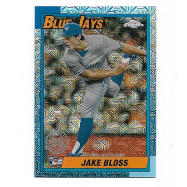 Jake Bloss 2025 Topps Series 2 35th 1990 Silver Pack Chrome # T90C-63 Rookie Card
