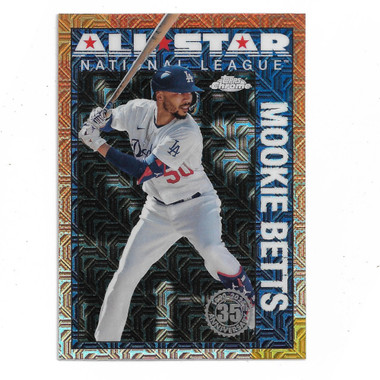 Mookie Betts 2025 Topps Chrome 35th Anniversary Mojo All-Star # 90ASC-33