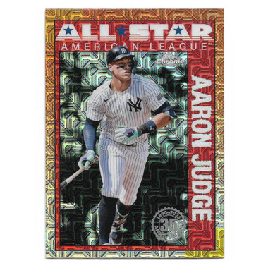 Aaron Judge 2025 Topps Chrome 35th Anniversary Mojo All-Star # 90ASC-12