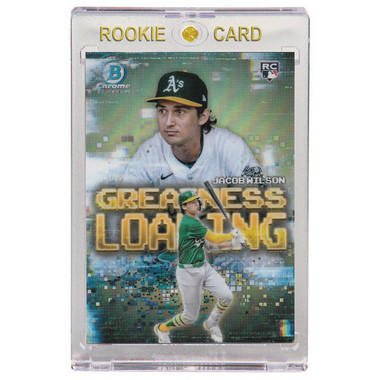 Jacob Wilson Oakland Athletics 2025 Bowman Chrome Greatness Loading # 16 Rookie Card