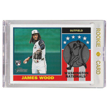 James Wood Washington Nationals 2025 Topps Heritage Player Icons # 16 Rookie Card