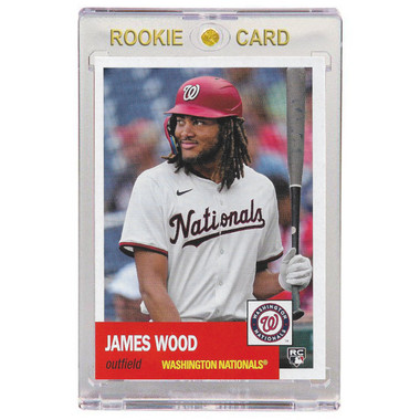 James Wood Washington Nationals 2025 Topps Heritage 25th Anniversary # 252 Rookie Card