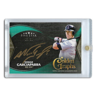 Nomar Garciaparra Autographed Card 2024 Topps Five Star Golden Graphs Green # GG-NG Ltd Ed of 30