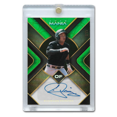 Everson Pereira Autographed Card 2023 Wildcard Green Automania # AM-TH17 Ltd Ed of 15