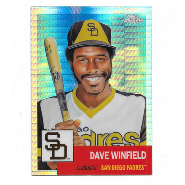 Dave Winfield 2022 Topps Chrome Platinum Anniversary Prism Refractor # 376