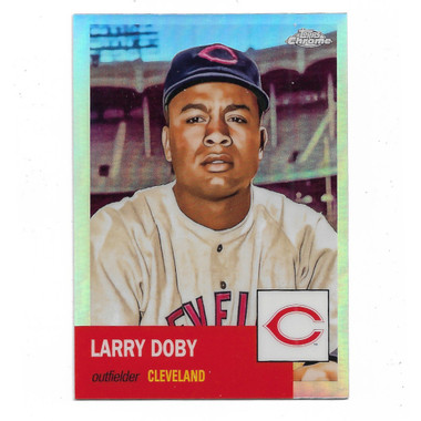 Larry Doby 2022 Topps Chrome Platinum Anniversary Refractor # 270