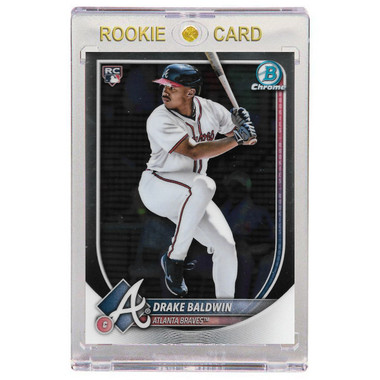 Drake Baldwin Atlanta Braves 2025 Bowman Chrome # 75 Rookie Card