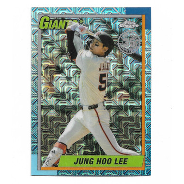 Jung Hoo Lee 2025 Topps Update Series 35th 1990 Silver Pack Chrome # U90C-99